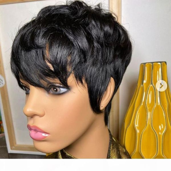 pixie cut lace wig 180% preplucked lace front wigs 13x4 short human hair bob wigs front human hair glueless, Black;brown
pixie cut lace wig 180% preplucked lace front wigs 13x4 short human hair bob wigs front human hair glueless, Black;brown