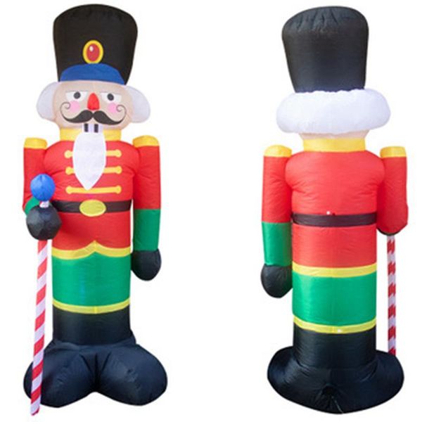 christmas decorations -2.4m nutcracker inflatable led light up decor outdoor holiday decoration doll
christmas decorations -2.4m nutcracker inflatable led light up decor outdoor holiday decoration doll