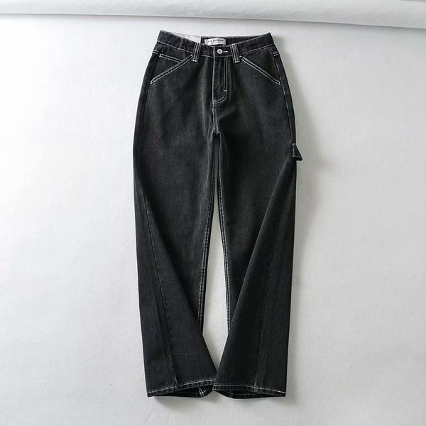 2021 new summer european and american women's fashion washing tooling loose wide leg jeans pants gt8887 2qbo, Blue
2021 new summer european and american women's fashion washing tooling loose wide leg jeans pants gt8887 2qbo, Blue