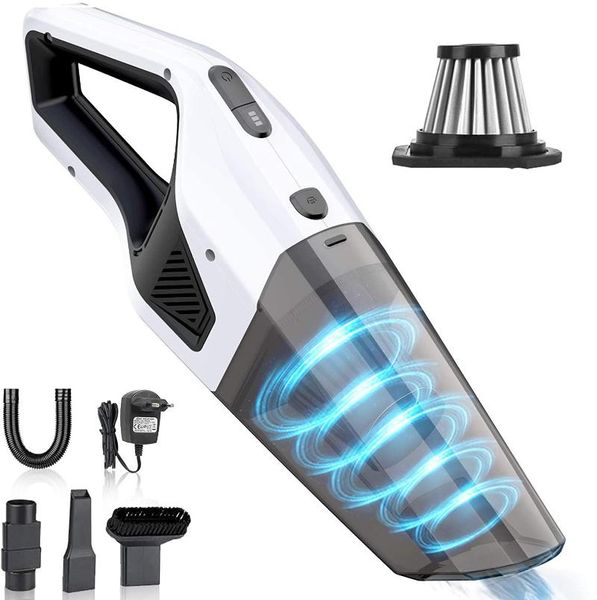 handheld vacuum portable rechargeable vacuum cleaner quick charge cordless powerful cyclone suction for car home 120w / 7000pa
handheld vacuum portable rechargeable vacuum cleaner quick charge cordless powerful cyclone suction for car home 120w / 7000pa
