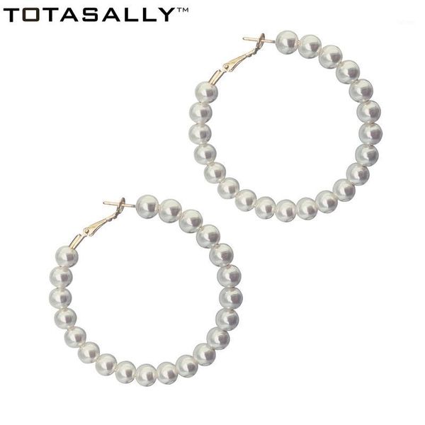 totasally simulated pearl earrings gorgeous big circle women statement hoop earring for party fashion pearl jewelry collection1, Golden;silver
totasally simulated pearl earrings gorgeous big circle women statement hoop earring for party fashion pearl jewelry collection1, Golden;silver
