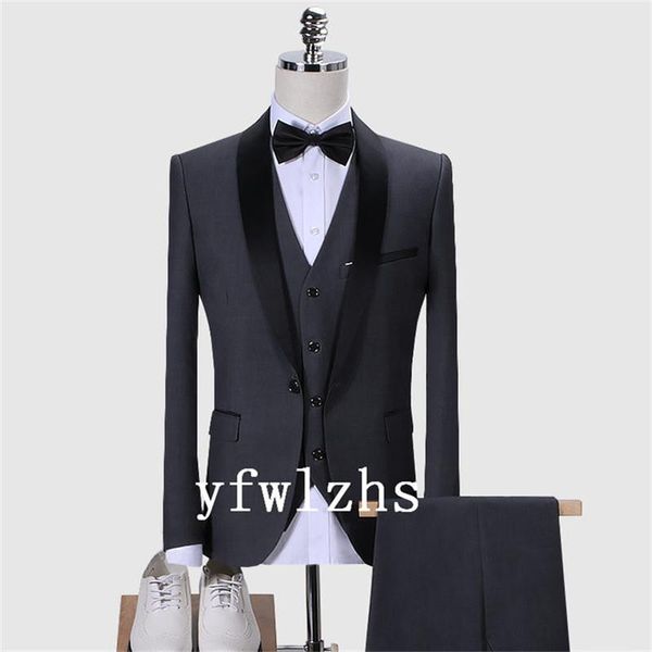 handsome one button groomsmen shawl lapel groom tuxedos men suits wedding/prom/dinner man blazer(jacket+pants+tie+vest) w775, Black;gray
handsome one button groomsmen shawl lapel groom tuxedos men suits wedding/prom/dinner man blazer(jacket+pants+tie+vest) w775, Black;gray