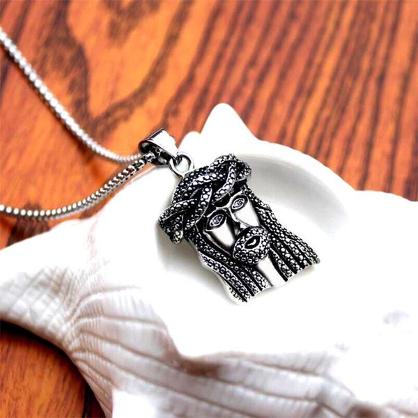 chains sliver color jesus christ piece head face pendant charm choker for men women trendy holiday accessories chain hip hop necklace, Silver
chains sliver color jesus christ piece head face pendant charm choker for men women trendy holiday accessories chain hip hop necklace, Silver