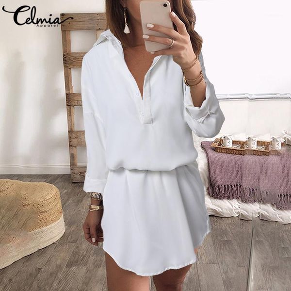 2020 autumn women long celmia lapel office buttons shirt solid casual loose long sleeve blouse plus size party blusas s-5xl1, White
2020 autumn women long celmia lapel office buttons shirt solid casual loose long sleeve blouse plus size party blusas s-5xl1, White