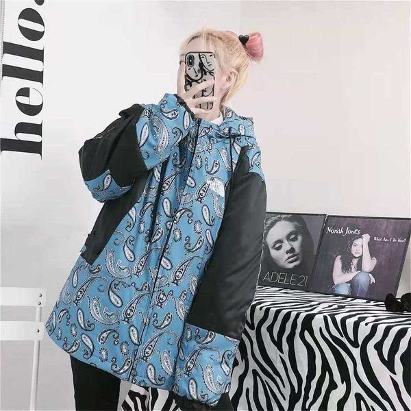 men and women with cashew flower color matching hooded down padded jacket couple classic version embroidery logo no stitches, Black
men and women with cashew flower color matching hooded down padded jacket couple classic version embroidery logo no stitches, Black