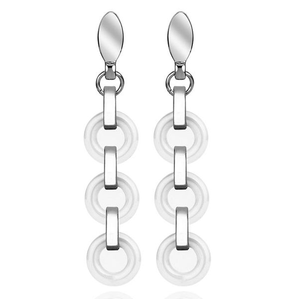 dangle & chandelier silver stainless steel jewelry earring for women black&white ceramic necklace earrings cute noble delicate wedding
dangle & chandelier silver stainless steel jewelry earring for women black&white ceramic necklace earrings cute noble delicate wedding