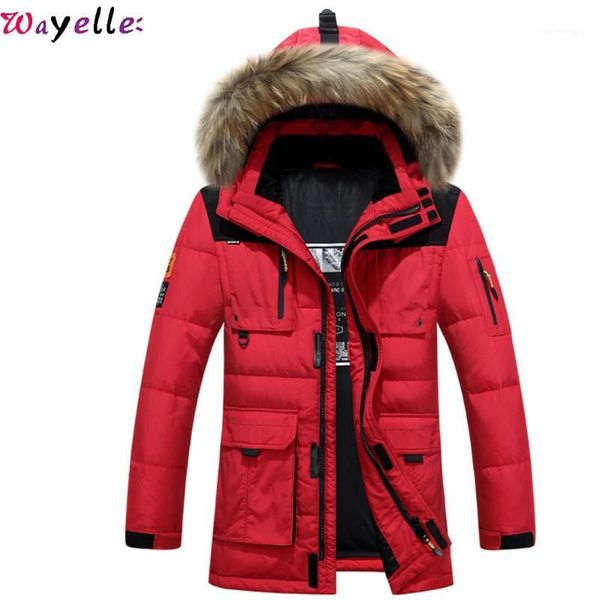 white duck down jackets men 2019 winter thicken warm hooded long parkas men windbreaker waterproof down jacket coat overcoat1, Black
white duck down jackets men 2019 winter thicken warm hooded long parkas men windbreaker waterproof down jacket coat overcoat1, Black