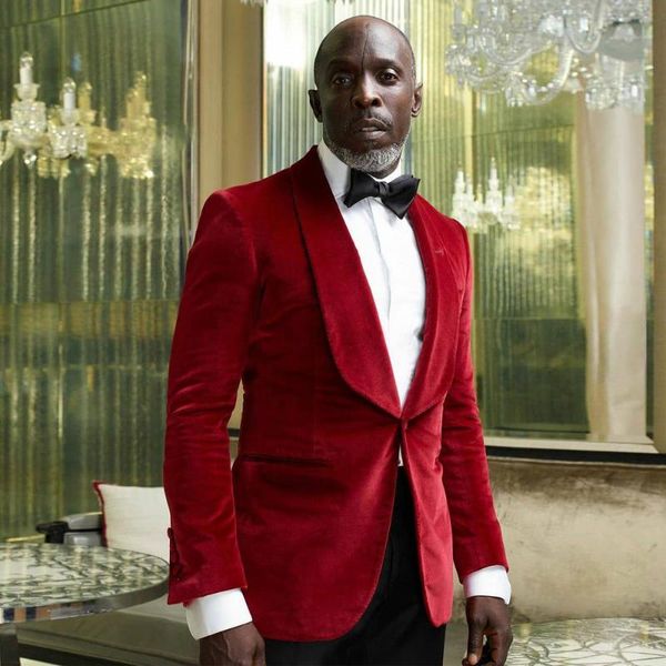 men's suits & blazers classy red velvet jacket shawl lapel for wedding male blazer custom made tuxedos one button prom suit, White;black
men's suits & blazers classy red velvet jacket shawl lapel for wedding male blazer custom made tuxedos one button prom suit, White;black