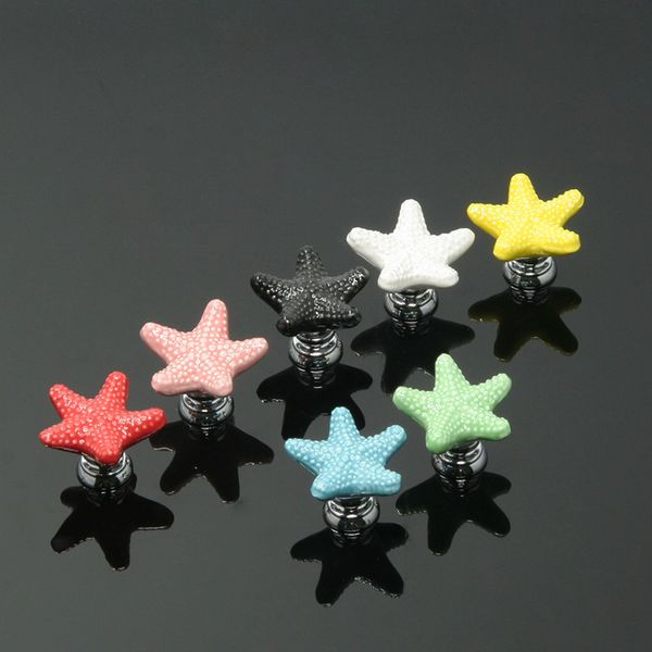 ceramic handle cabinet drawer black and white new cartoon starfish european furniture cabinet door handle
ceramic handle cabinet drawer black and white new cartoon starfish european furniture cabinet door handle