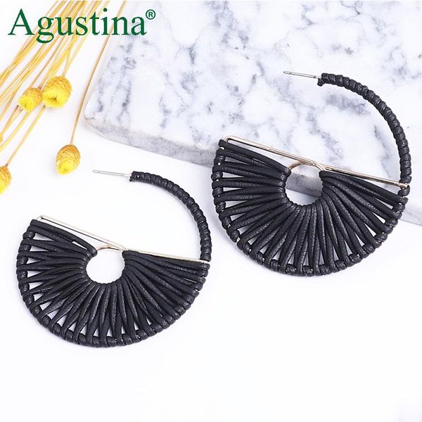 dangle & chandelier agustina 2021 leather earrings women hoops round fashion jewelry luxury black drop korean earring big, Silver
dangle & chandelier agustina 2021 leather earrings women hoops round fashion jewelry luxury black drop korean earring big, Silver