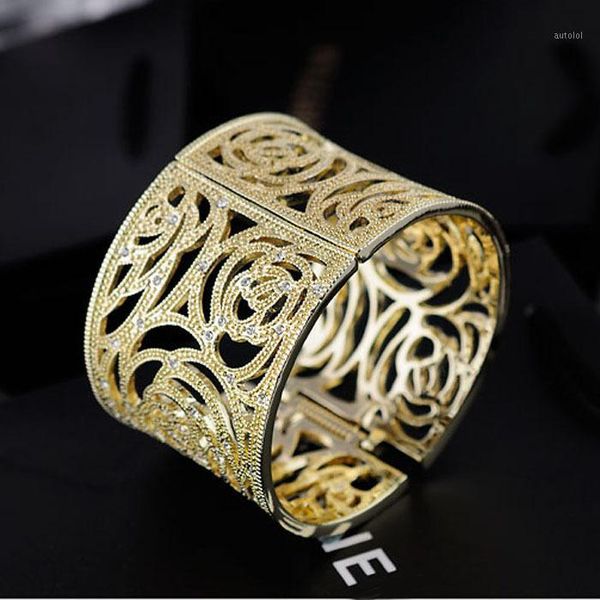 fashion camellia flower hollow flower design paved zircon stone yellow gold women party wedding jewelry1, Black
fashion camellia flower hollow flower design paved zircon stone yellow gold women party wedding jewelry1, Black