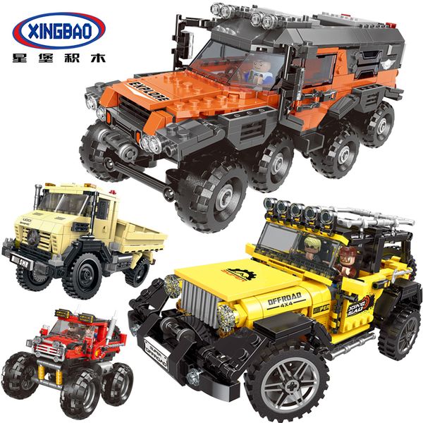 xingbao legao toy boys' assembly car racing series children's puzzle cross country model
xingbao legao toy boys' assembly car racing series children's puzzle cross country model