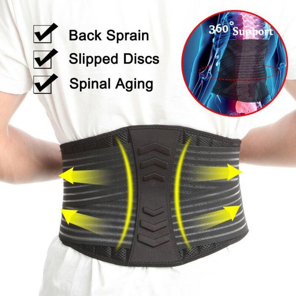 waist support mens womens high elastic back belts relief for pain herniated disc sciatica scoliosis wasit gym protectors, Black;gray
waist support mens womens high elastic back belts relief for pain herniated disc sciatica scoliosis wasit gym protectors, Black;gray