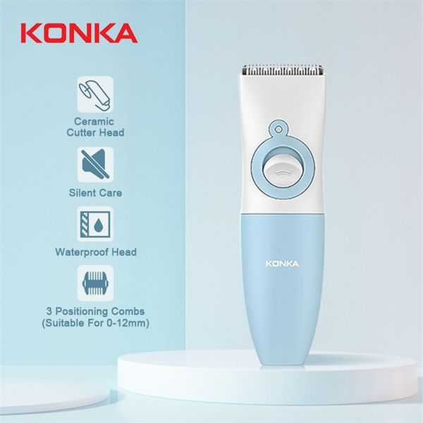 konka usb baby electric hair trimmer ipx7 waterproof 320mah baby clipper electric washable rechargeable cutter 220119
konka usb baby electric hair trimmer ipx7 waterproof 320mah baby clipper electric washable rechargeable cutter 220119