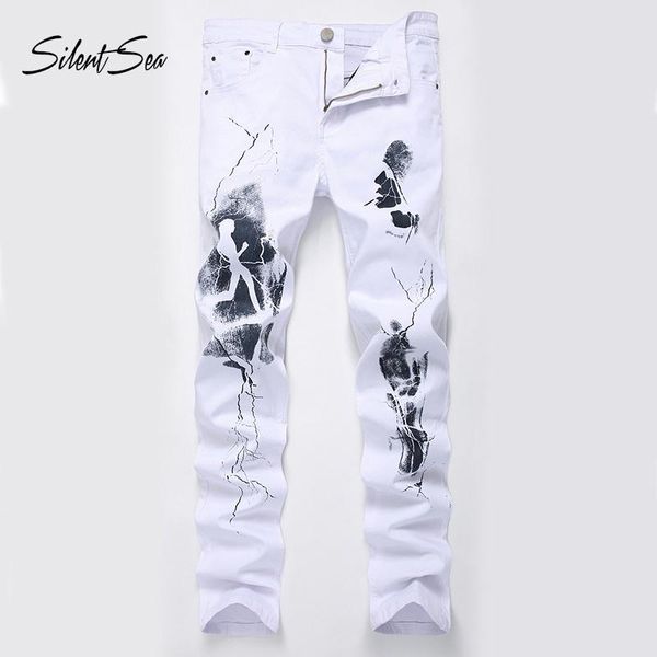 silentsea men's pants new white personality fashion men jeans slim stretch printing floral casual trousers jeans big size, Blue
silentsea men's pants new white personality fashion men jeans slim stretch printing floral casual trousers jeans big size, Blue