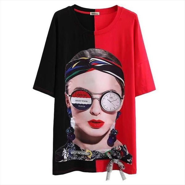 new fashion women printed loose patchwork oversize long t shirts dress streetwear 15 colors drop shipping, Black;gray
new fashion women printed loose patchwork oversize long t shirts dress streetwear 15 colors drop shipping, Black;gray