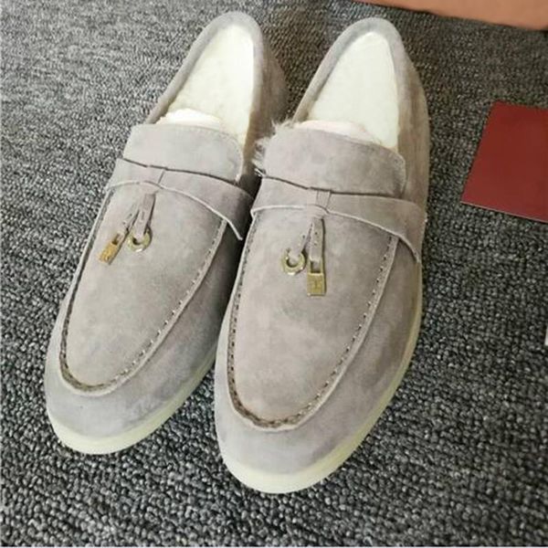 suede flat wool shoes woman slip on loafers metal lock decorate nude flat mules casual shoes winter walk size 35-42, Black
suede flat wool shoes woman slip on loafers metal lock decorate nude flat mules casual shoes winter walk size 35-42, Black