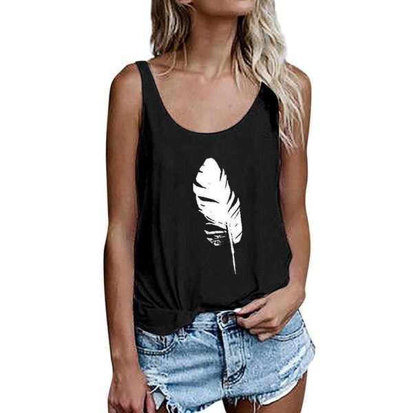 casual summer feather print women round neck sleeveless vest t shirt tank drop shipping good quality, White
casual summer feather print women round neck sleeveless vest t shirt tank drop shipping good quality, White