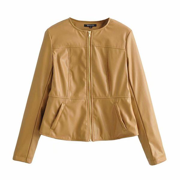 women jacket coat 2020 new fashion short dress o-neck slim young women's jacket casual chic street women coat, Black;brown
women jacket coat 2020 new fashion short dress o-neck slim young women's jacket casual chic street women coat, Black;brown