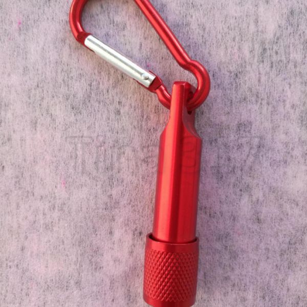 aluminium alloy mini led strong light new keychains camping fishing flashlight mountaineering buckle t2i5105, Silver
aluminium alloy mini led strong light new keychains camping fishing flashlight mountaineering buckle t2i5105, Silver