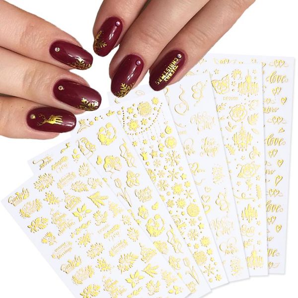stickers & decals 5d glitter gold nail sticker snowflake christams tree elk art transfer wraps foil decoration manicure trdp2055-2060, Black
stickers & decals 5d glitter gold nail sticker snowflake christams tree elk art transfer wraps foil decoration manicure trdp2055-2060, Black