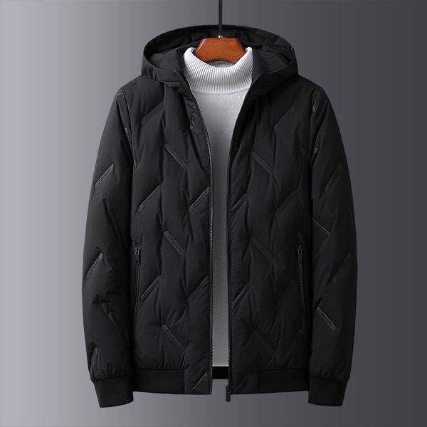 down jacket men's short winter warm and windproof 2020 new korean style trendy hooded thick clothes winter clothes q1214, Black
down jacket men's short winter warm and windproof 2020 new korean style trendy hooded thick clothes winter clothes q1214, Black