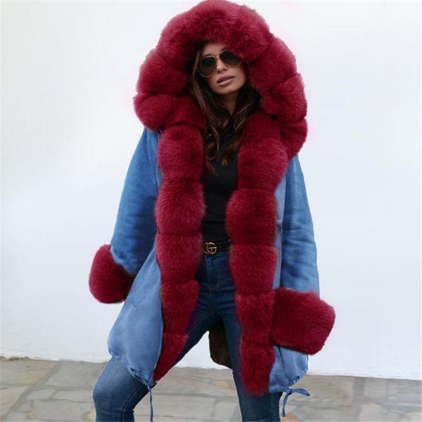 new fashion women winter warm parkas solid long sleeve hooded fur coats patchwork elastic waist thick outerwear ladies long coat, Black
new fashion women winter warm parkas solid long sleeve hooded fur coats patchwork elastic waist thick outerwear ladies long coat, Black