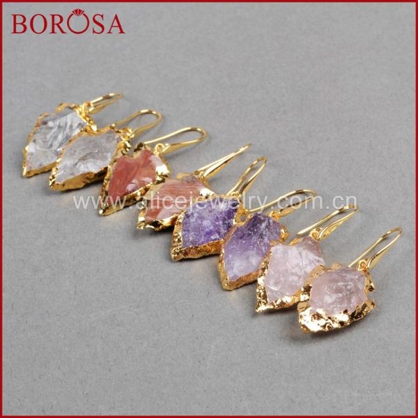 borosa 5pairs new gold color rough multi-kind natural stone & quartz arrowheads charm earrings dangle earrings jewelry g0756, Silver
borosa 5pairs new gold color rough multi-kind natural stone & quartz arrowheads charm earrings dangle earrings jewelry g0756, Silver