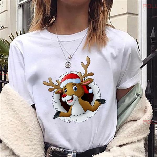 cute santa claus and reindeer print t shirt women loose size casual new all seasons suitable harajuku christmas ladies tee, White
cute santa claus and reindeer print t shirt women loose size casual new all seasons suitable harajuku christmas ladies tee, White