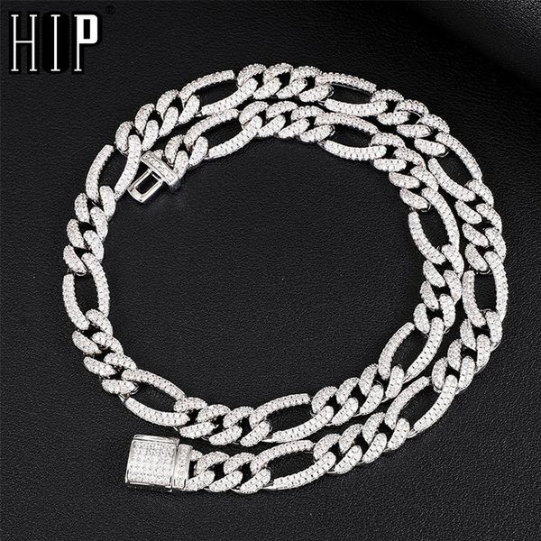 hip hop 10mm iced out box buckle figaro cuban chain copper setting aaa+ cubic zirconia stones neacklace for men women jewelryq0115, Black
hip hop 10mm iced out box buckle figaro cuban chain copper setting aaa+ cubic zirconia stones neacklace for men women jewelryq0115, Black