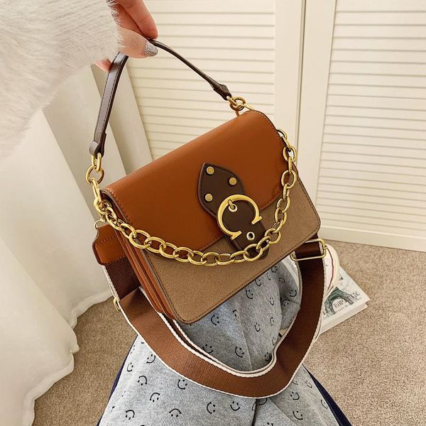 shine bags for women 2020 new buckle chains women's bag shoulder widecotton strap bag retro trend small square design
shine bags for women 2020 new buckle chains women's bag shoulder widecotton strap bag retro trend small square design