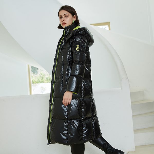 down jacket women white duck down fashion slim hooded ladies down jacket casual hooded solid loose female charm and elegance q1217, Black
down jacket women white duck down fashion slim hooded ladies down jacket casual hooded solid loose female charm and elegance q1217, Black