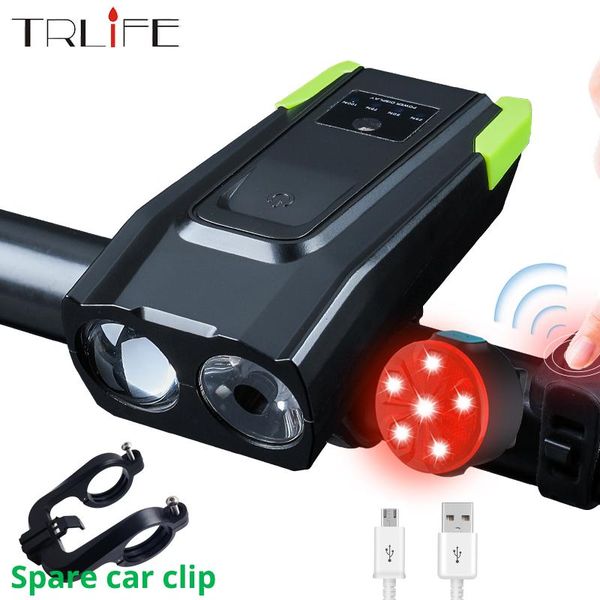 4000mah induction bicycle front light set usb rechargeable smart headlight with horn 1000 lumen led bike lamp cycling
4000mah induction bicycle front light set usb rechargeable smart headlight with horn 1000 lumen led bike lamp cycling