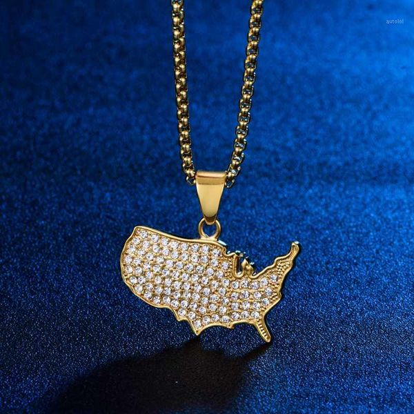 hip hop the united states map men women pendant & necklace pave full micro cz patriotic pendants necklaces american jewelry1, Silver
hip hop the united states map men women pendant & necklace pave full micro cz patriotic pendants necklaces american jewelry1, Silver