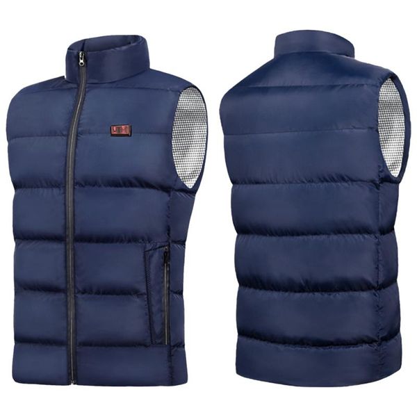 heated vest 9-zone heating electric vest usb charging heated for men washable heating intelligent clothes warm winter, Gray;blue
heated vest 9-zone heating electric vest usb charging heated for men washable heating intelligent clothes warm winter, Gray;blue