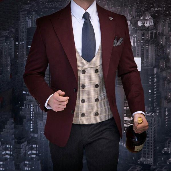 men's suits & blazers italian burgundy men pants groom wedding tuxedo terno masculino slim fit costume homme 2piece groomsmen prom part, White;black
men's suits & blazers italian burgundy men pants groom wedding tuxedo terno masculino slim fit costume homme 2piece groomsmen prom part, White;black