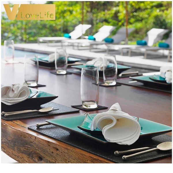 10pcs 45 x 45cm quality polyester plain table napkins linen dinner handkerchiefs mouth cloths for event banquet sqcqwf 
10pcs 45 x 45cm quality polyester plain table napkins linen dinner handkerchiefs mouth cloths for event banquet sqcqwf