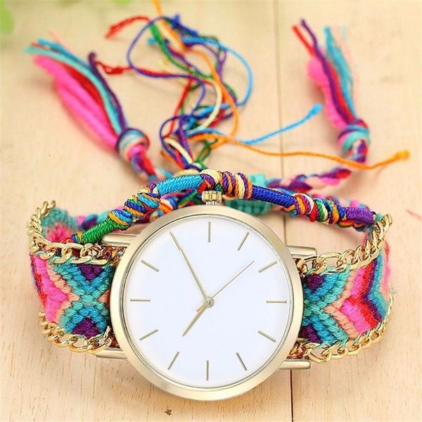 fashion handmade braided friendship bracelet watches ladies rope watch quartz watches relogio feminino dropshipping, Slivery;brown
fashion handmade braided friendship bracelet watches ladies rope watch quartz watches relogio feminino dropshipping, Slivery;brown