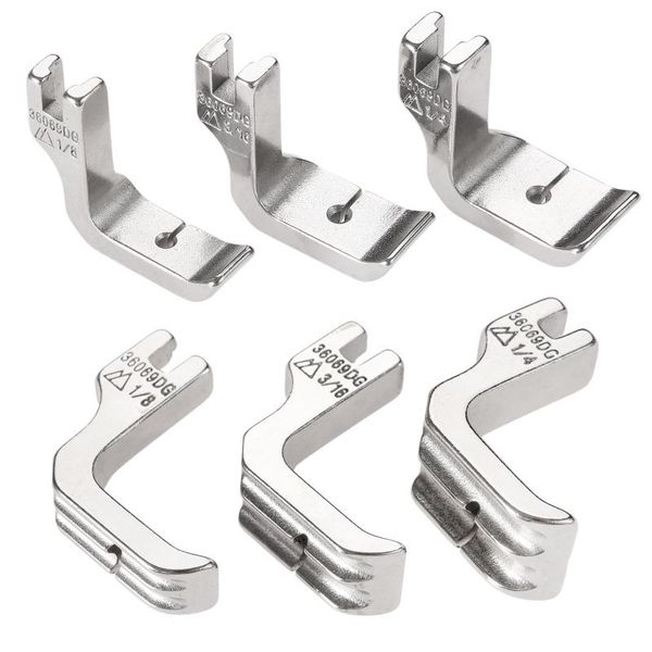 sewing notions & tools 1x industrial machines piping foot 1/8" 1/4" 3/16" double sided fit for brother singer juki single nee, Black
sewing notions & tools 1x industrial machines piping foot 1/8" 1/4" 3/16" double sided fit for brother singer juki single nee, Black