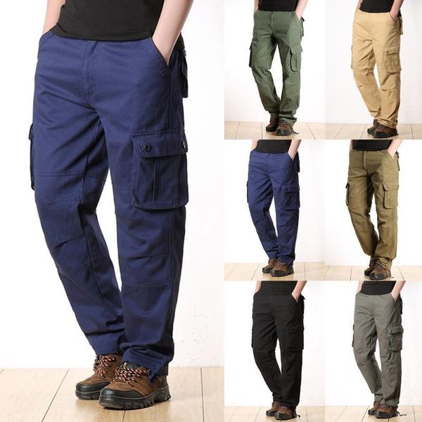 outdoor solid color multi-pocket overalls, multi-color casual pants men's optional z7a6, Black
outdoor solid color multi-pocket overalls, multi-color casual pants men's optional z7a6, Black