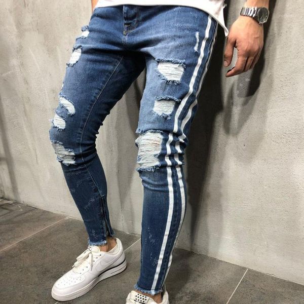 2019 men stylish ripped jeans pants biker skinny slim straight frayed denim trousers new fashion skinny jeans men clothes1, Blue
2019 men stylish ripped jeans pants biker skinny slim straight frayed denim trousers new fashion skinny jeans men clothes1, Blue
