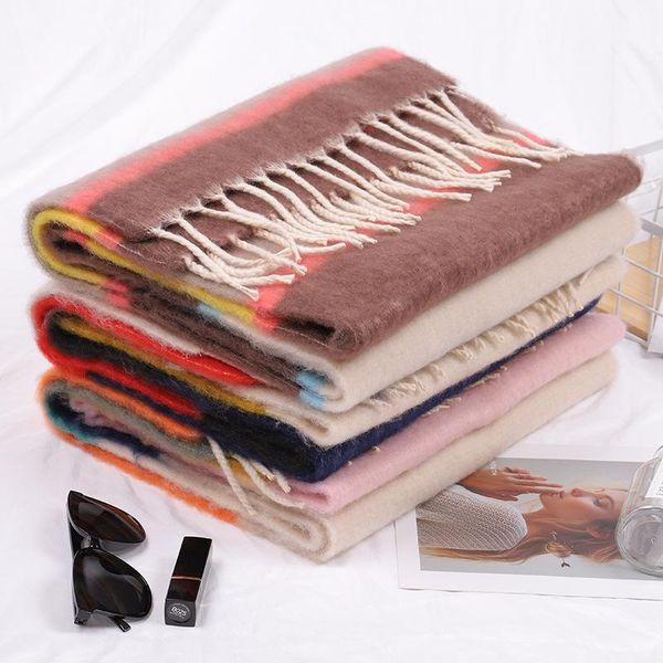 2020 new women plaid scarf winter shawls female cashmere thick wraps lady warm scarves rainbow bandana, Blue;gray
2020 new women plaid scarf winter shawls female cashmere thick wraps lady warm scarves rainbow bandana, Blue;gray