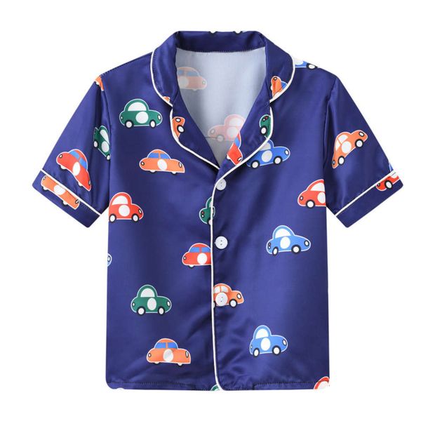new pajamas children's home wear short summer sve shorts set men's and women's baby air conditioning cardigan thin 1i29, Blue;red
new pajamas children's home wear short summer sve shorts set men's and women's baby air conditioning cardigan thin 1i29, Blue;red