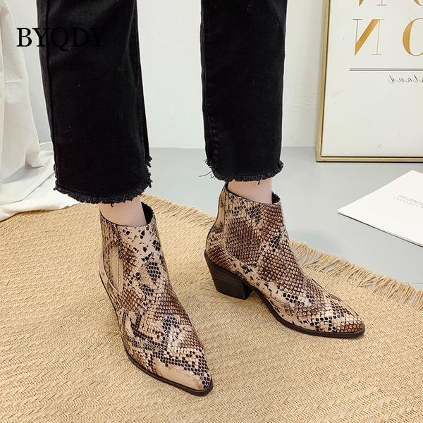 boots byqdy snake print leather ankle high heels women winter shoes female pointed toe botas woman spring autumn, Black
boots byqdy snake print leather ankle high heels women winter shoes female pointed toe botas woman spring autumn, Black