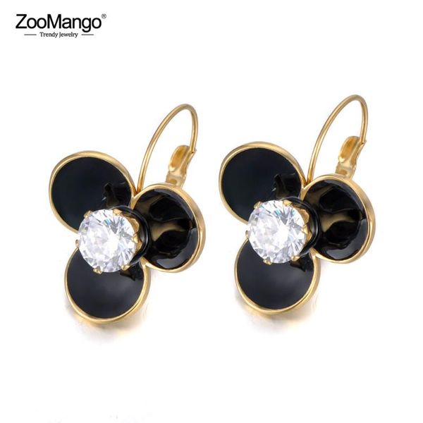 zoomango original design stainless steel white/black glaze flower earrings trendy bohemia party earrings for women girls ze19276, Golden;silver
zoomango original design stainless steel white/black glaze flower earrings trendy bohemia party earrings for women girls ze19276, Golden;silver