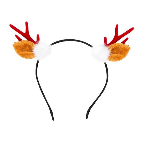 lovely santa elk antlers deer horn headband for girl elegant deer ear hairball xmas decoration hairband christmas party headwear, Golden;silver
lovely santa elk antlers deer horn headband for girl elegant deer ear hairball xmas decoration hairband christmas party headwear, Golden;silver