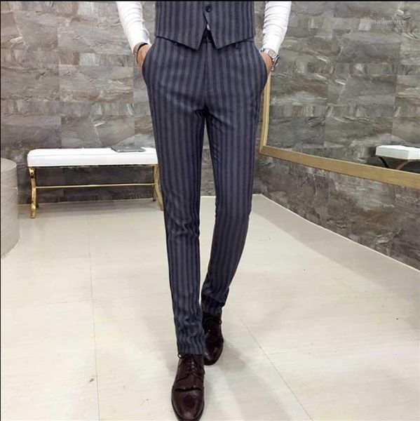 new fashion brand 2016 men's casual cotton suit trouser male slim korea style easy care striped suit pants1, White;black
new fashion brand 2016 men's casual cotton suit trouser male slim korea style easy care striped suit pants1, White;black