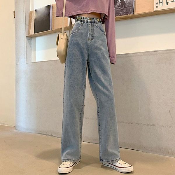 women streetwear loose high waist vintage jeans cowboy female wide leg denim pants fashion trousers 2020 autumn korea girls, Blue
women streetwear loose high waist vintage jeans cowboy female wide leg denim pants fashion trousers 2020 autumn korea girls, Blue