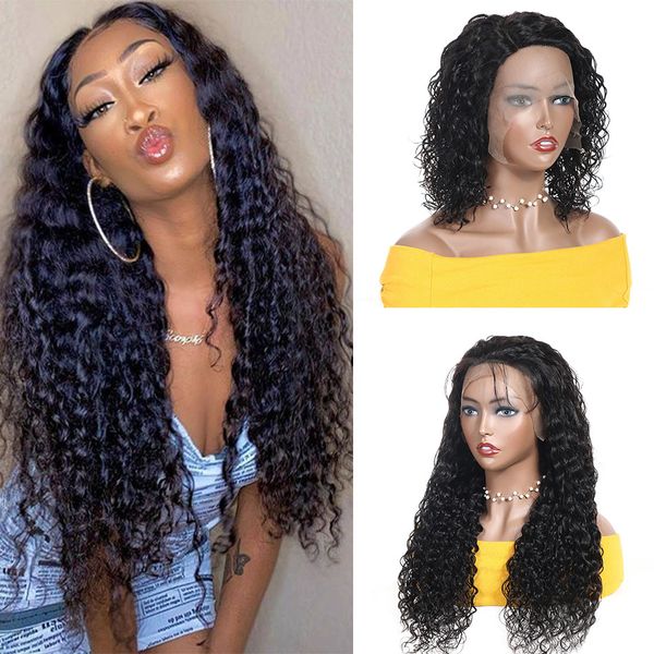 water wave lace front wig curly lace frontal human hair wigs for women t part wig human hair 4x4 closure wig pre plucked, Black
water wave lace front wig curly lace frontal human hair wigs for women t part wig human hair 4x4 closure wig pre plucked, Black