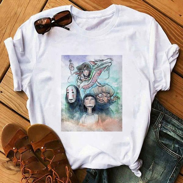 spirited away t shirt women japanese anime cartoon tshirt miyazaki hayao clothes female no face cute print harajuku t shirt, White
spirited away t shirt women japanese anime cartoon tshirt miyazaki hayao clothes female no face cute print harajuku t shirt, White
